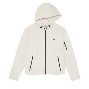 New Victoria’s Secret White Hoodie Ivory Tech Zip Sweatshirt